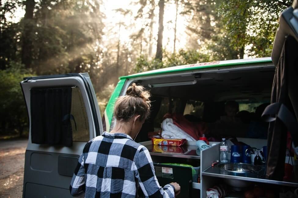 Breakfast Campervan Kitchen