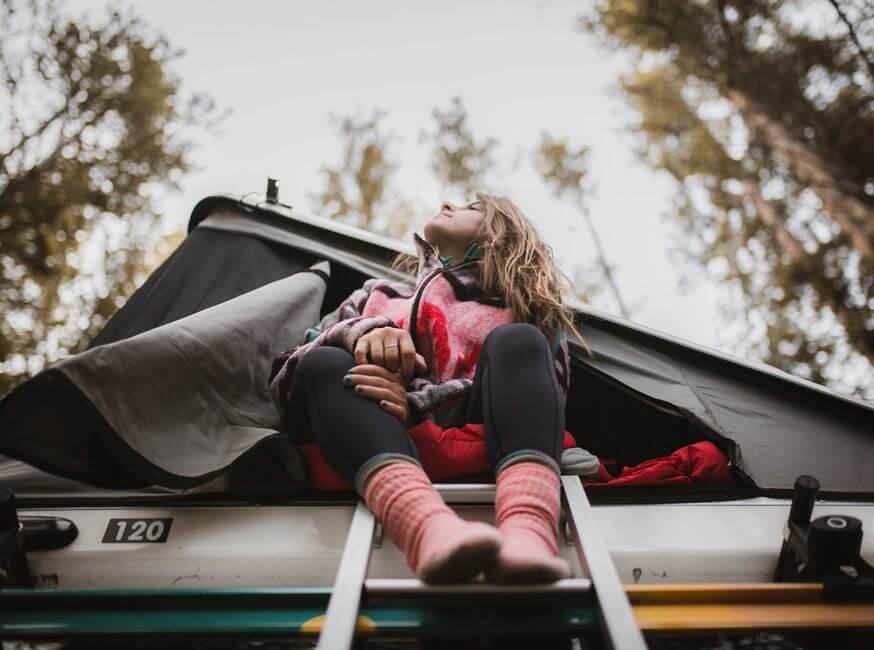 campervan camping rooftop sleeper