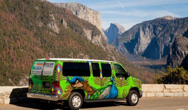 Escape Campervan Tunnel View Yosemite