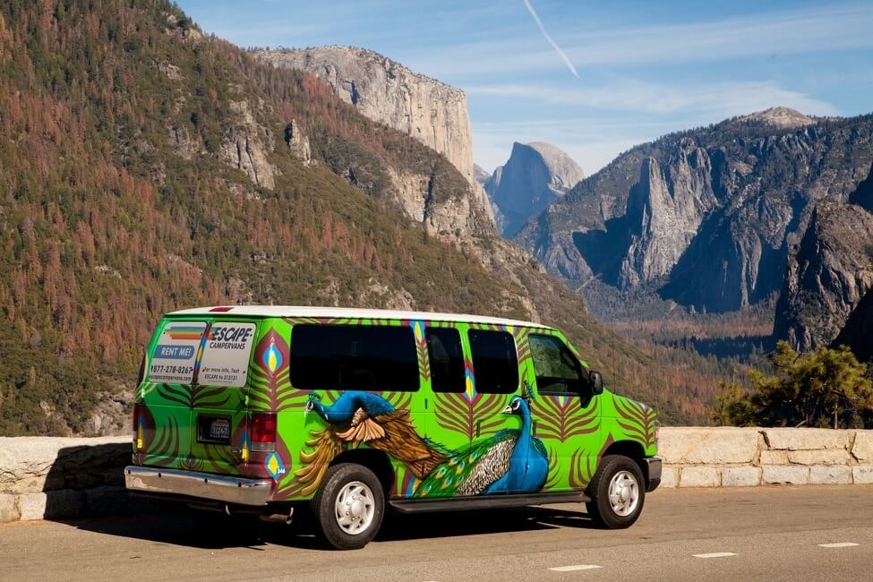 Escape Campervan Tunnel View Yosemite