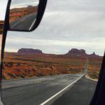 rearview mirror monument valley road trip
