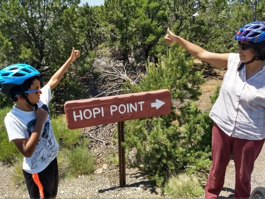 Hopi Point Biking