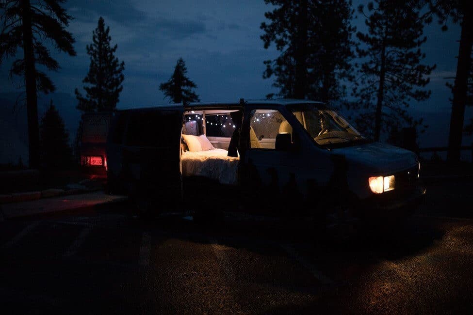 Camping Yosemite National Park Campervan