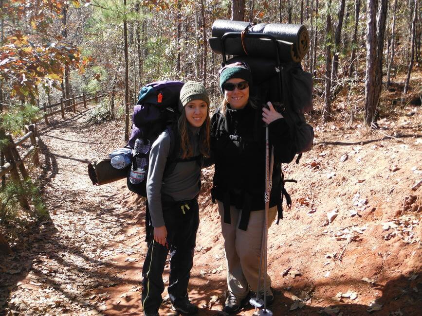 Backpacking in Providence Canyon Georgia