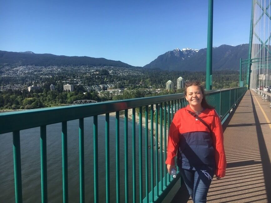 Downtown Vancouver British Columbia bridge
