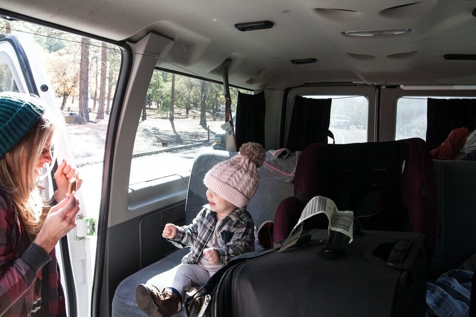 Campervan road trip with kids to Yosemite National Park