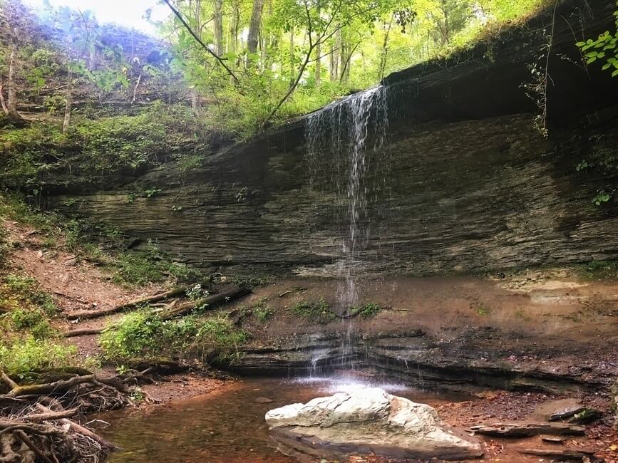 Natchez Trace Parkway Nashville Tennessee waterfall