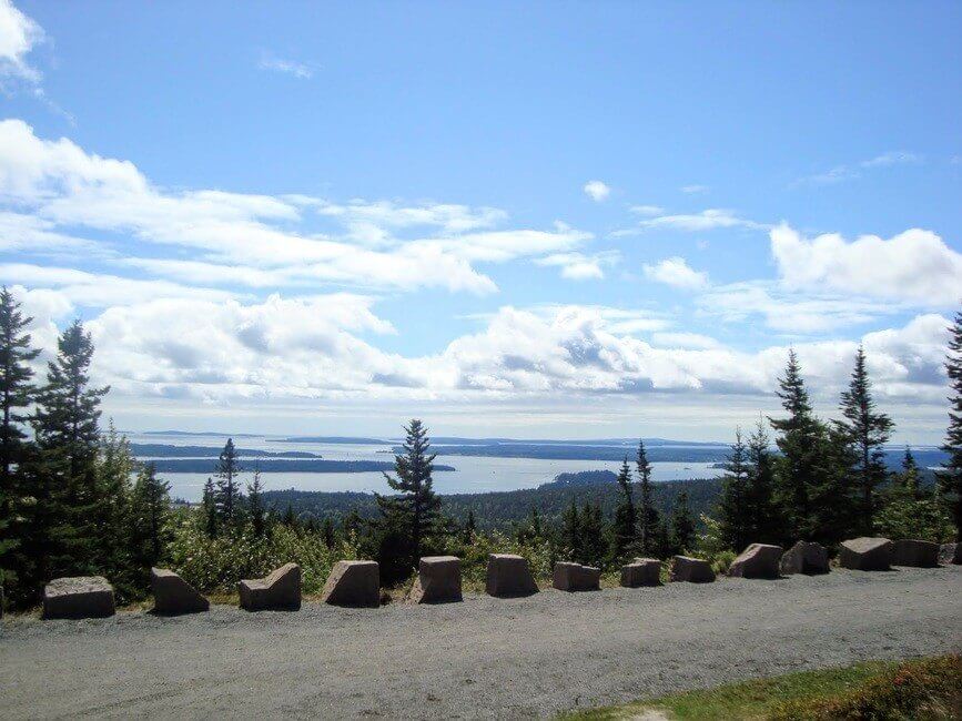 Park Loop Road View Acadia National Park Maine