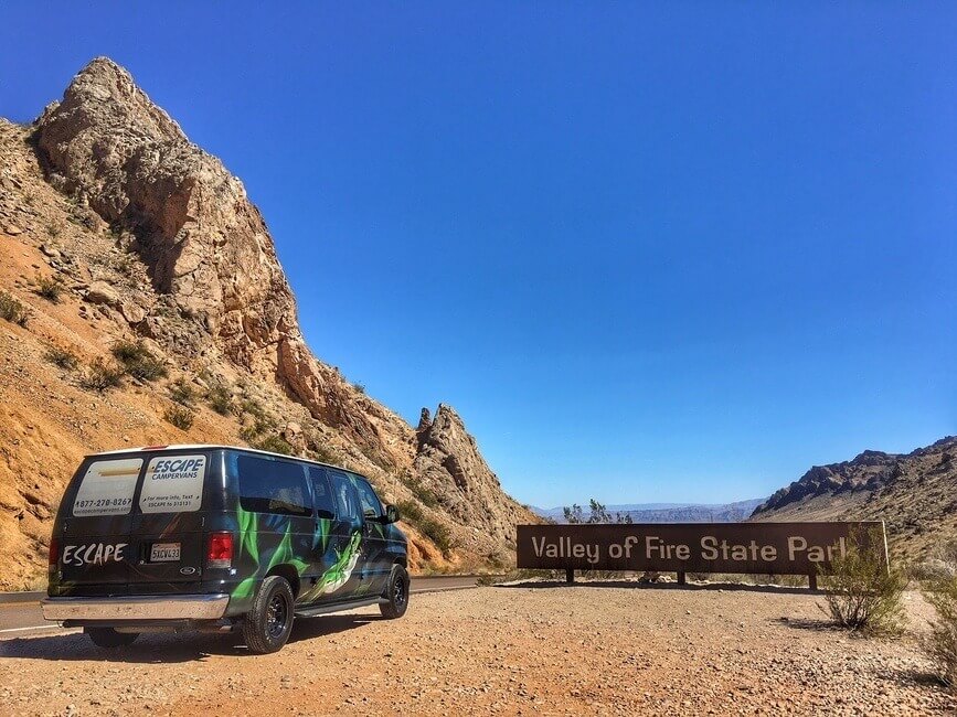 Valley of Fire State Park Campervan