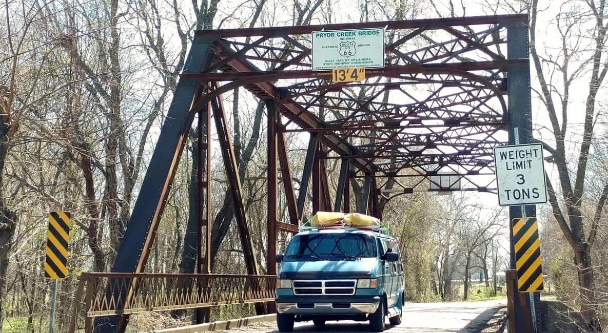 Route 66 Historic Bridge Campervan Road Trip