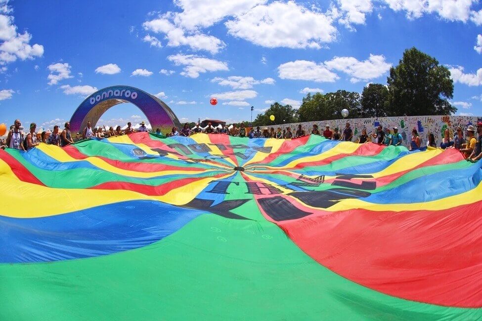 Bonnaroo Music Festival Parachute