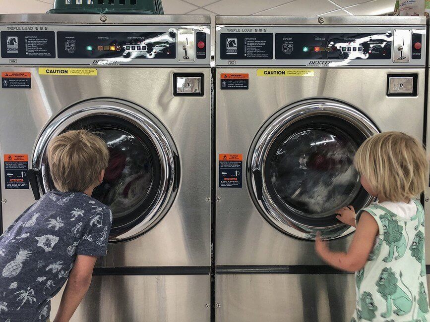 Doing Laundry on a Campervan Road Trip with Kids