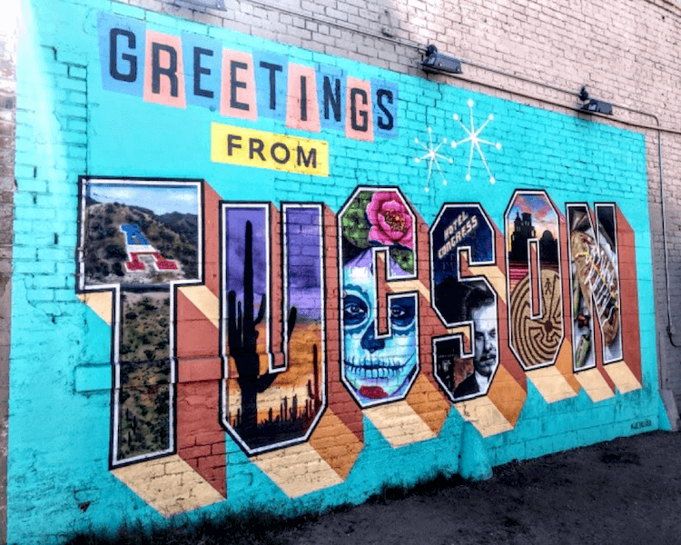 Greetings from Tucson Mural Arizona