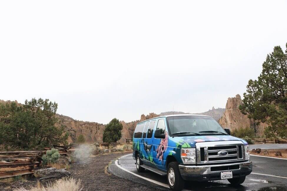 Smith Rock State Park Oregon campervan