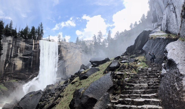 Vernal Falls Mist Trail Yosemite California