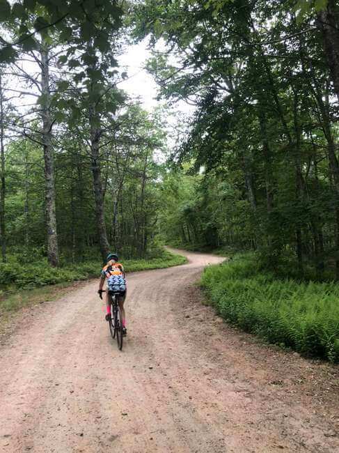 Bike Ride through Arcadia Management Area, Rhode Island