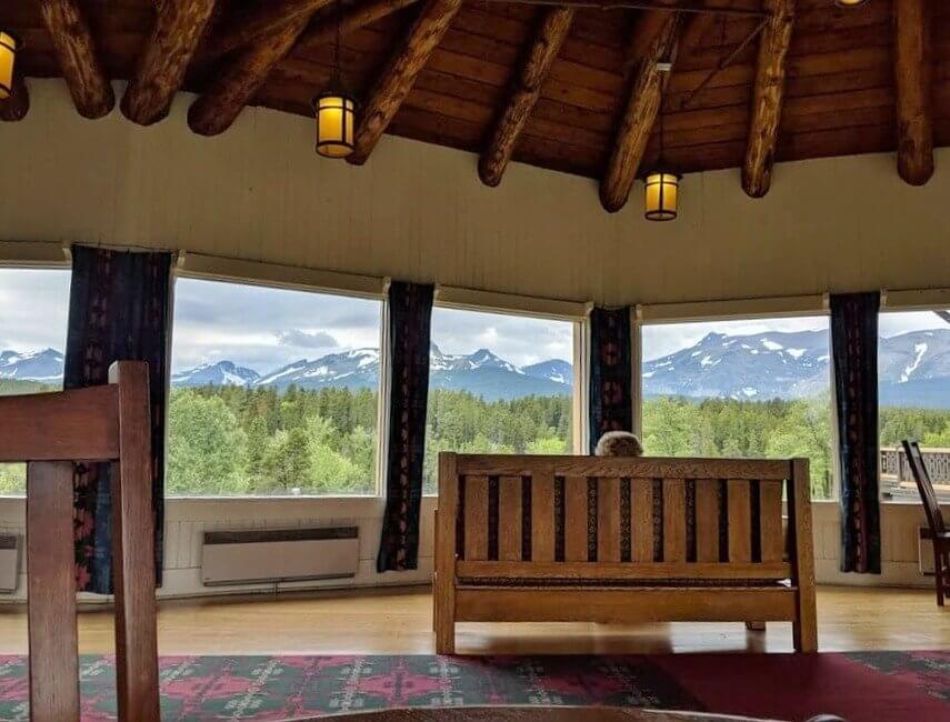 Glacier National Park Lodge view