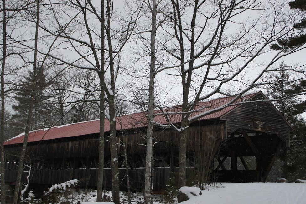 Albany Bridge White Mountain National Forest Winter