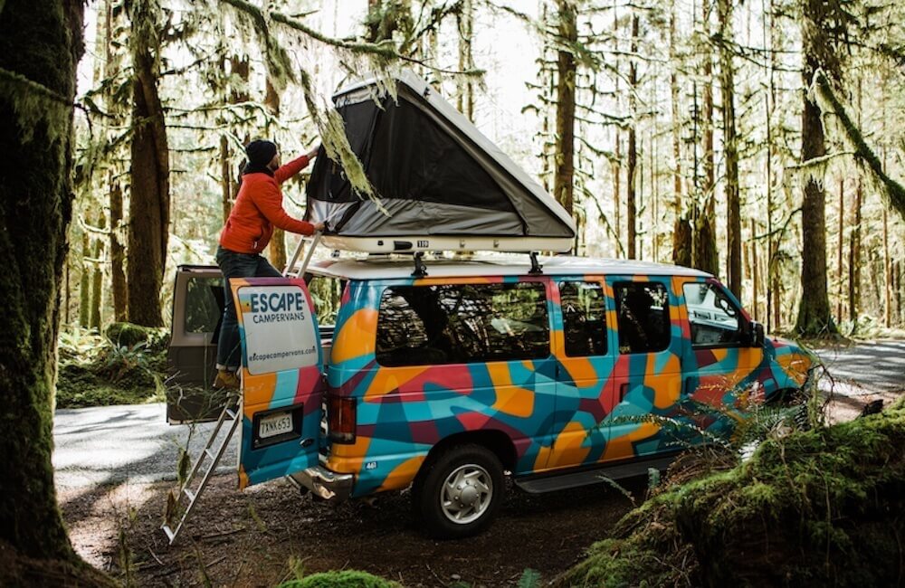 rooftop sleeper for van