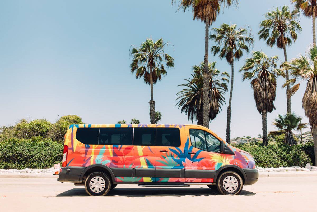 campervan rental va beach