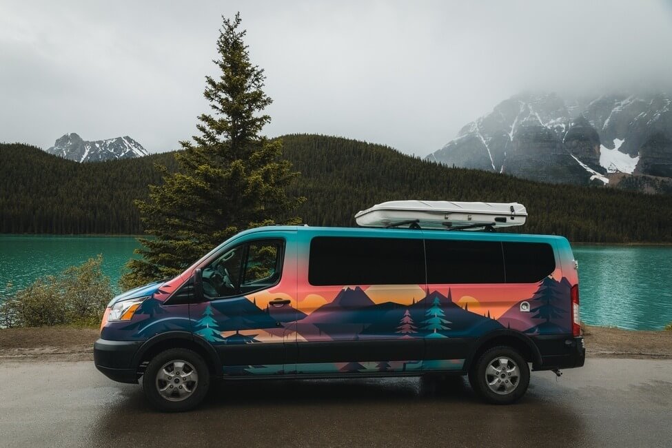 Banff National Park campervan