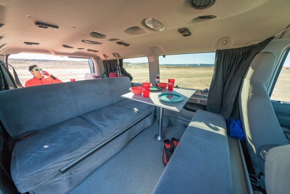 Campervan Fitout Table