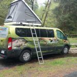 Escape Camper Vans Rooftop Sleeper with Ladder