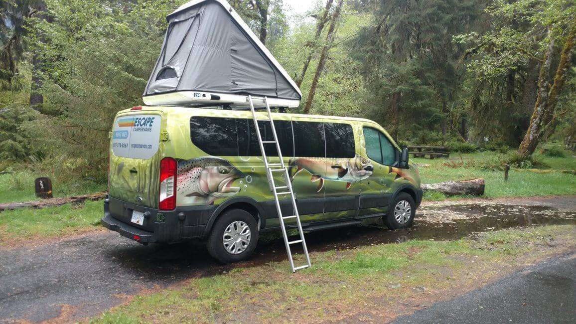 rooftop sleeper for van