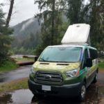 Escape Campervans Big Sur Model Exterior with Rooftop Sleeper