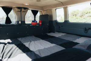 Escape Camper Vans Big Sur model interior bed fitout