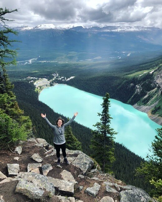 The Beehive Hike Lake Louise Alberta Canada