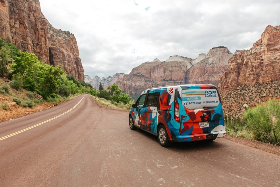 Escape Campervan Zion National Park