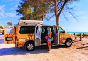 Bradenton Beach Manatee County Florida campervan trip