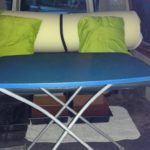 camper van interior folding table