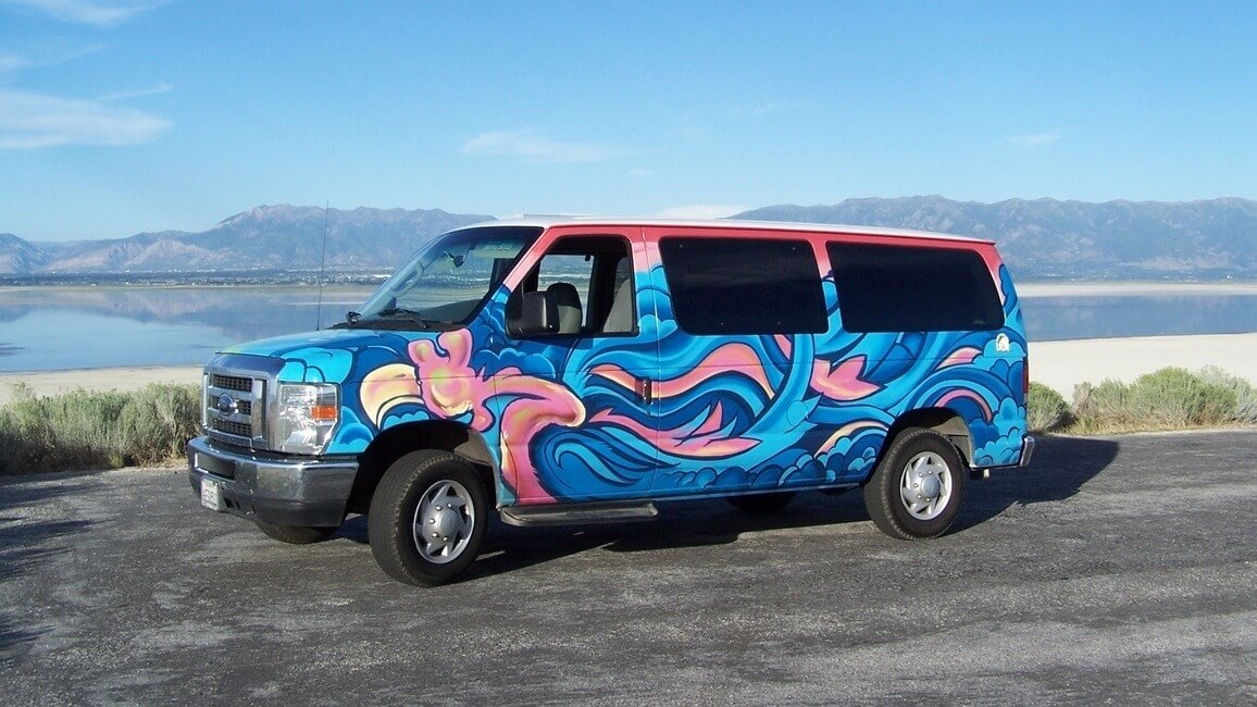 Antelope Island Utah Campervan