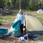 Tent camping in the Tetons