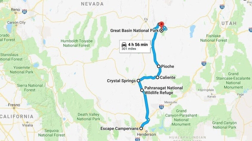 Great Basin National Park Road Trip Guide Escape Campervans
