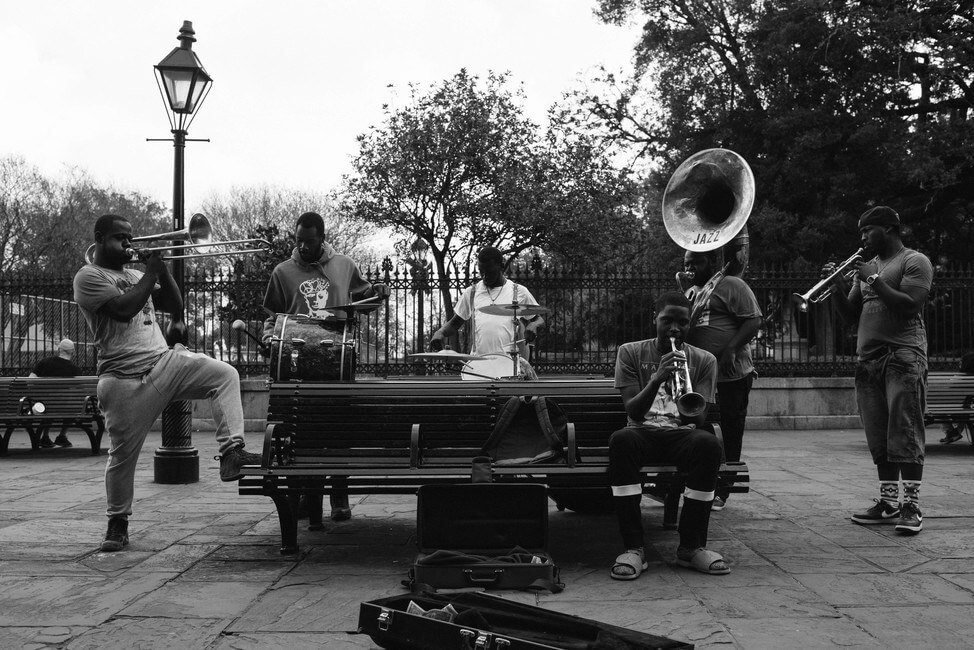 Street band New Orleans Louisiana
