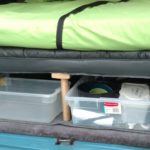 camper van build out storage