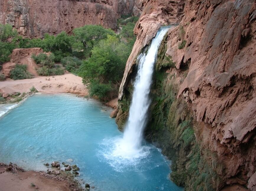 Havasu Falls Waterfall