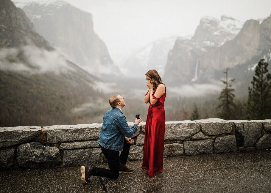 Jo Johnson Photography Yosemite Tunnel View Engagement