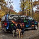 Camping in Virginia with campervan