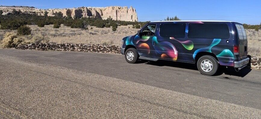 El Morro National Monument Arizona campervan