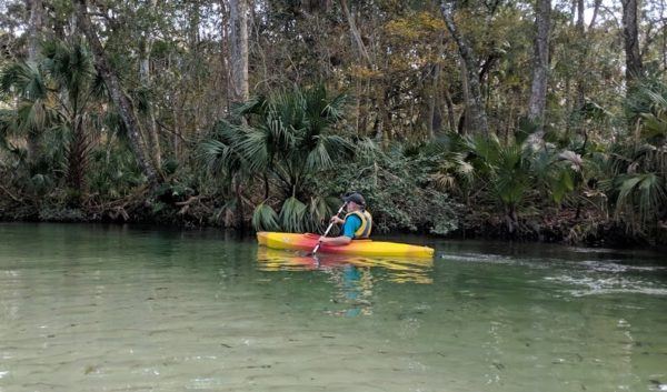 Weeki Wachee River Florida kayaking