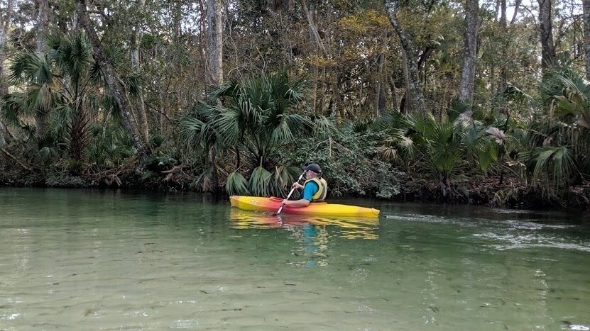 Weeki Wachee River Florida kayaking