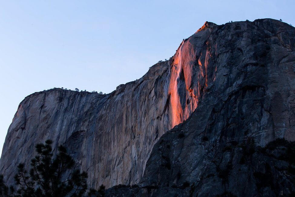 Horsetail Falls Firefall Yosemite National Park