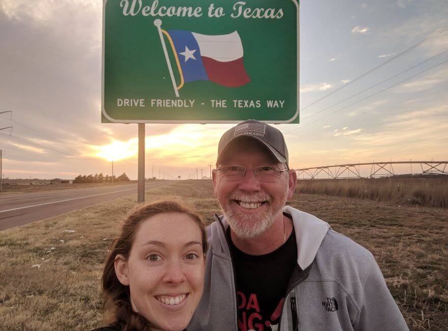 Texas Welcome Sign