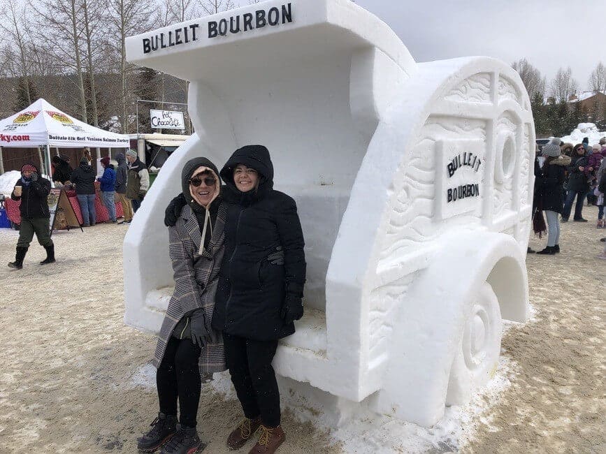 Snow Sculpture in Breckenridge Colorado