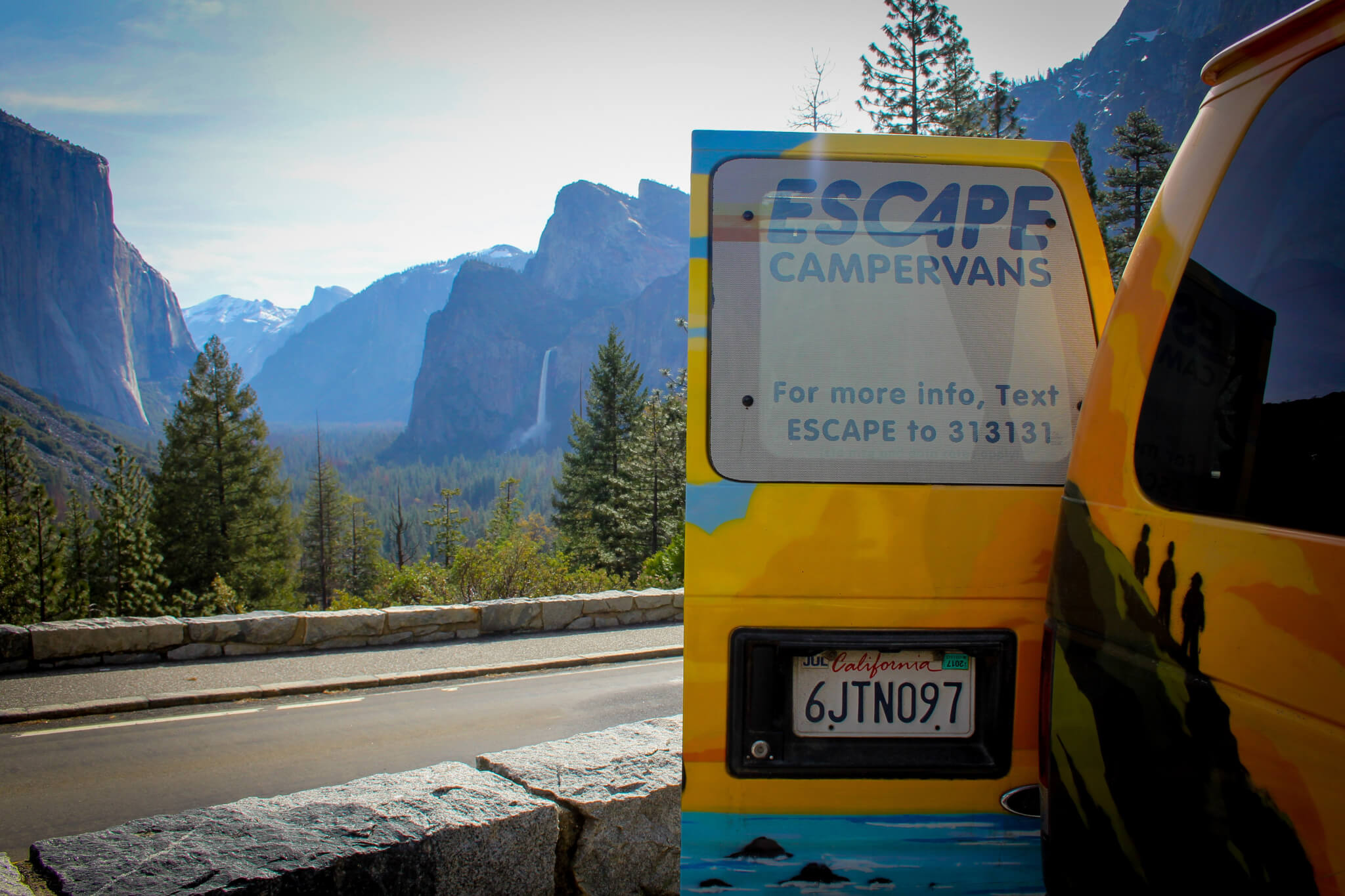 Yosemite Tunnel View Waterfall