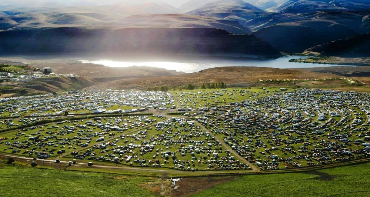 Camping Gorge Amphitheater Campground Washington